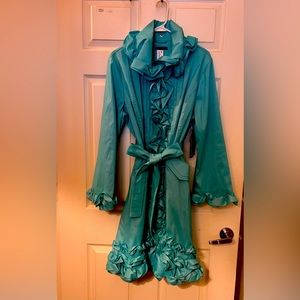 Samuel Dong L aquamarine jacket dress. New and never worn. It was gifted to me.